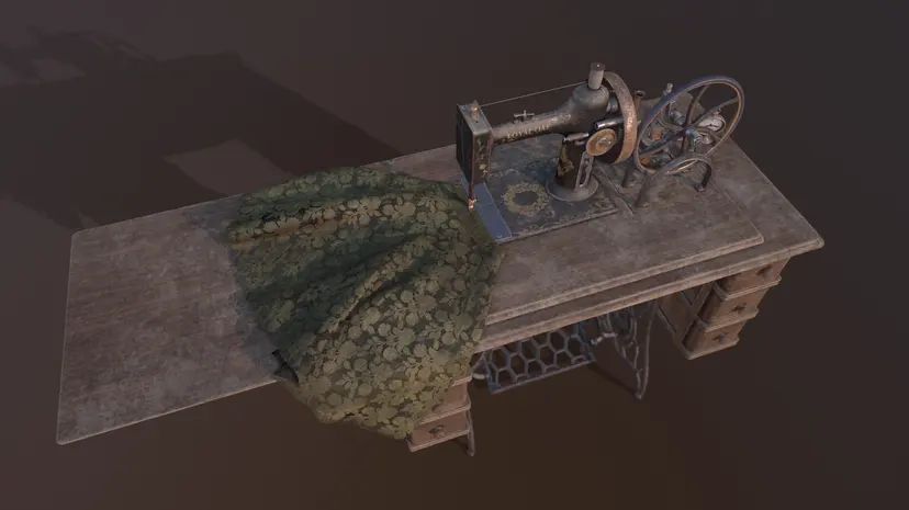 Steampunk Sewing Machine