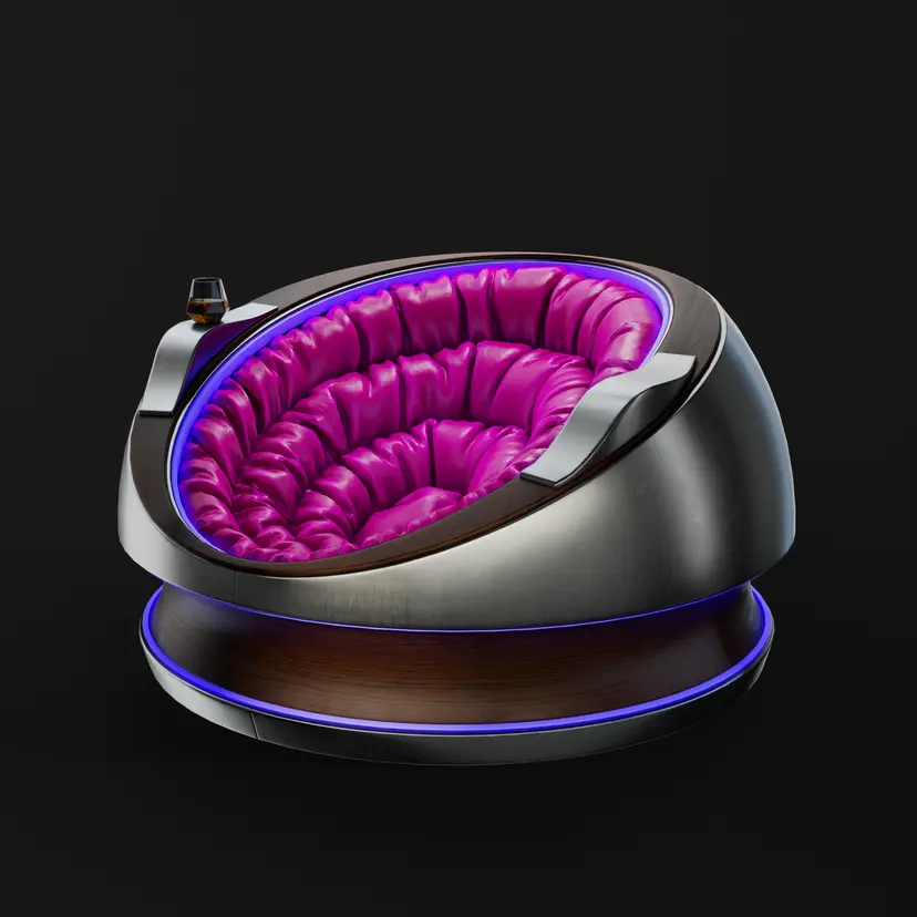 Monthly 3D Prop Challenge(2022 May) - Cyberpunk Nightclub Seat