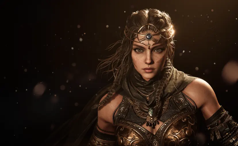 Persian Female Warrior - Real-time Character