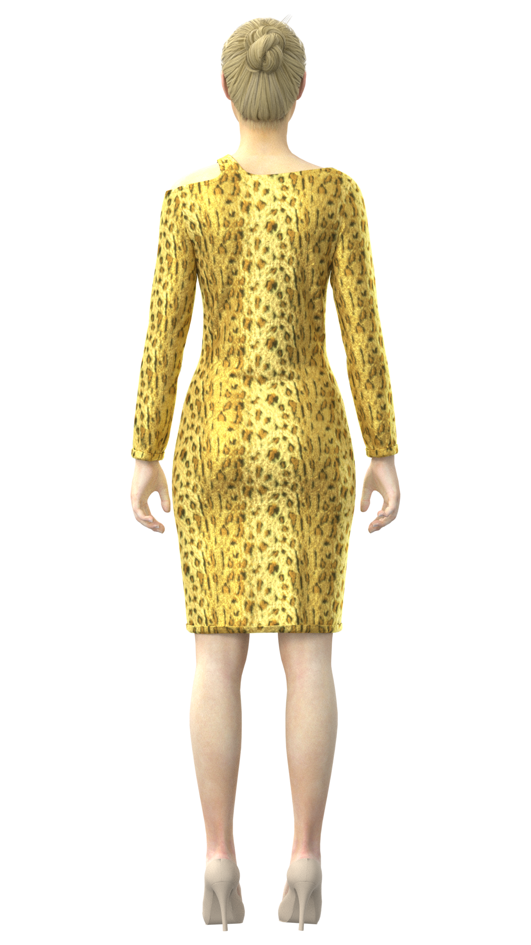cutout dress | 3D Model - CONNECT