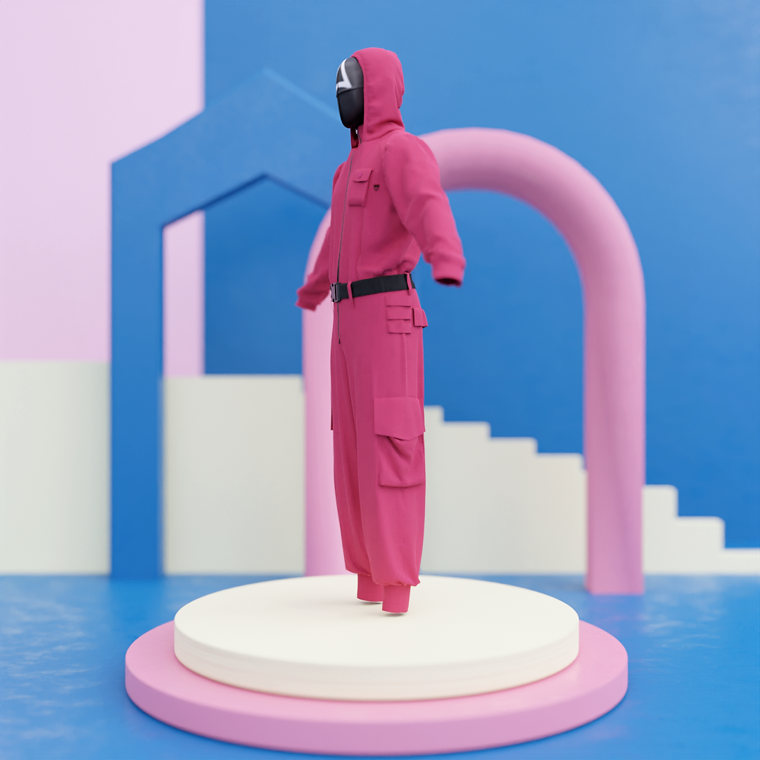 Squid Game Pink soldier
