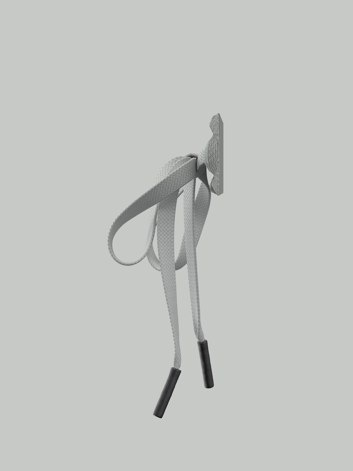Pants draw string-flat cord | 3D Model - CONNECT