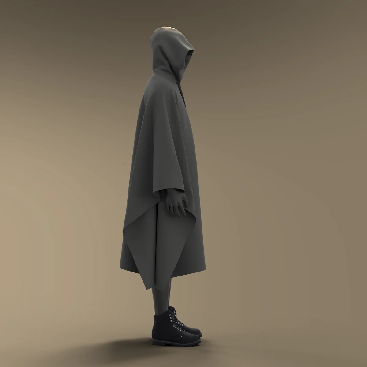 Cloak Coat | 3D Model - CONNECT