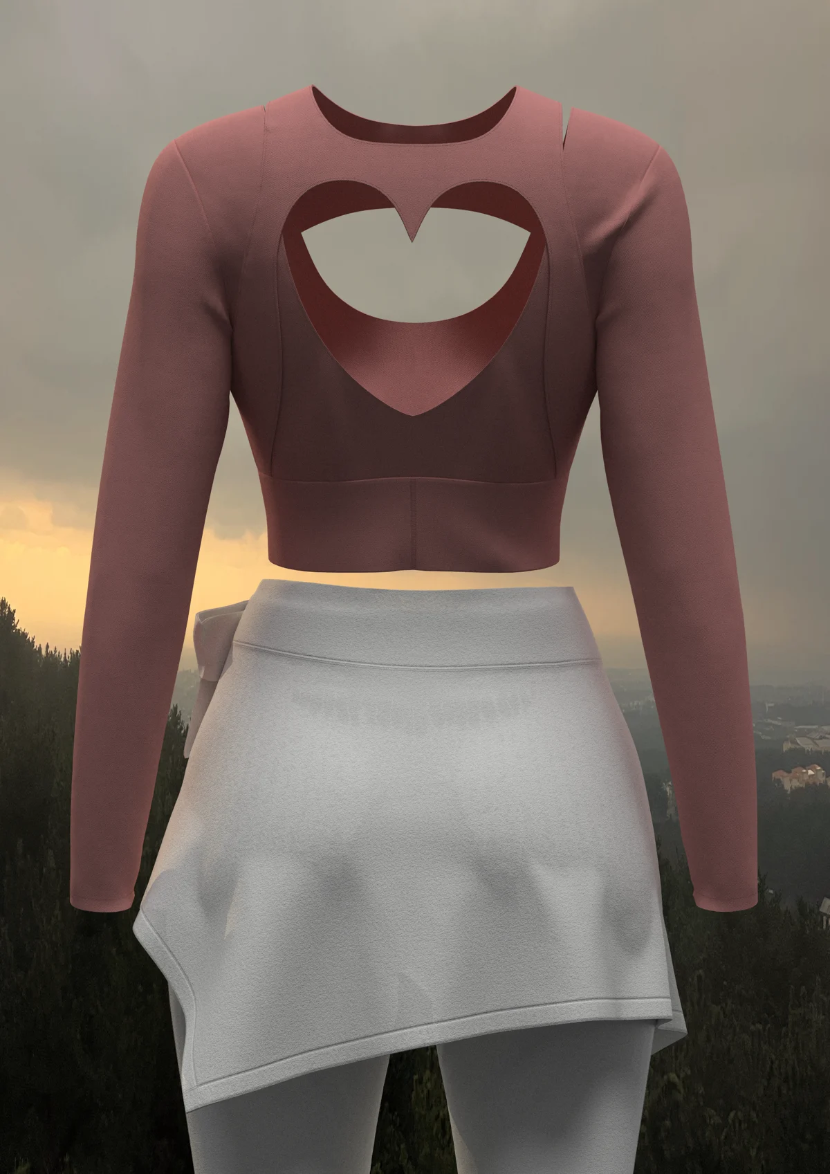 Athleisure_top and bottom SET | 3D Model - CONNECT