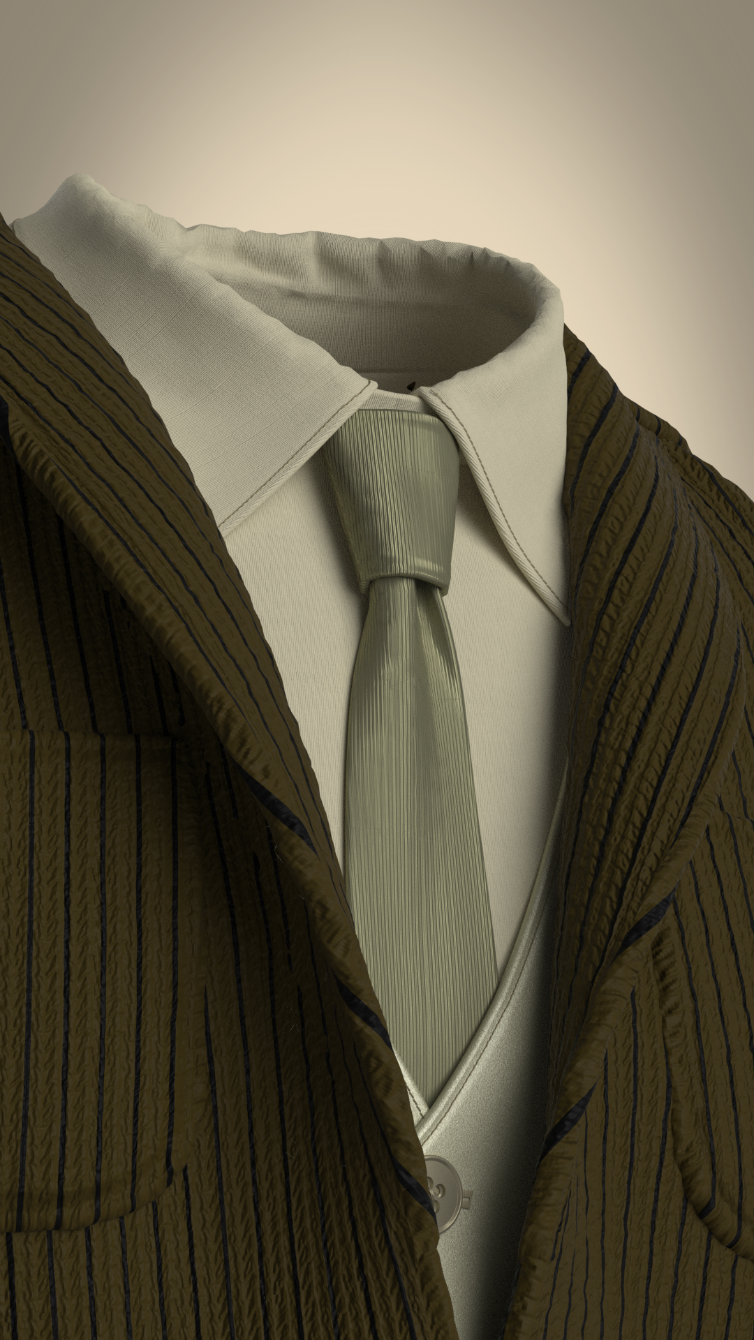 mens coat and vesy | 3D Model - CONNECT