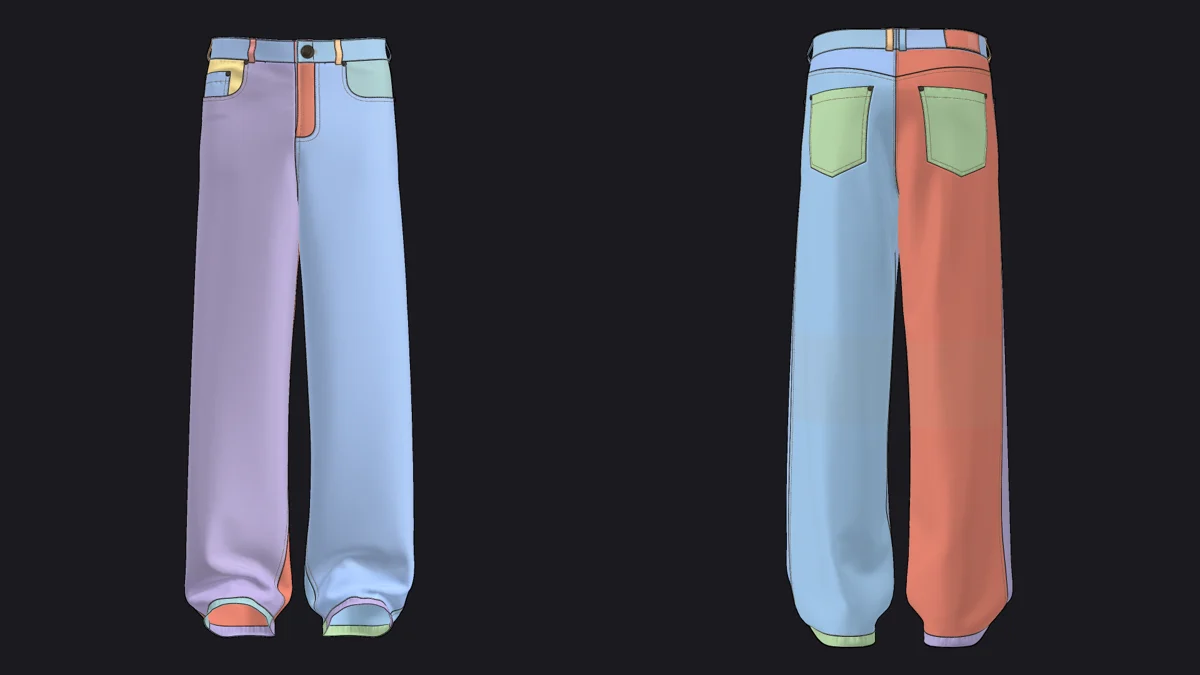 Baggy jeans №2 / MV2 | 3D Model - CONNECT