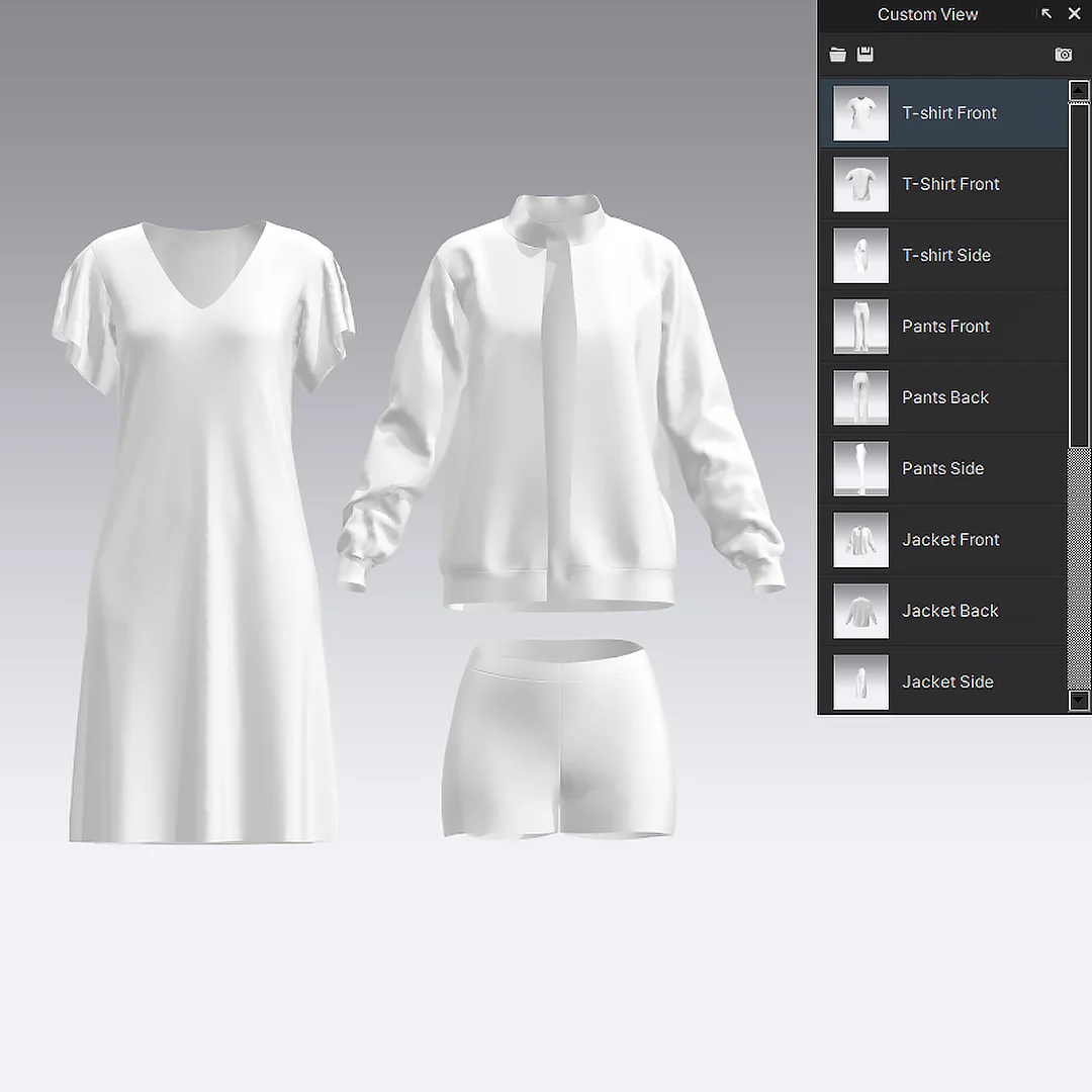 15 Custom Views (for the default female avatar) | 3D Model - CONNECT