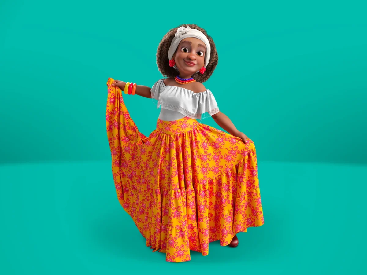 Baiana - Typical Brazilian Costume | 3D Model - CONNECT
