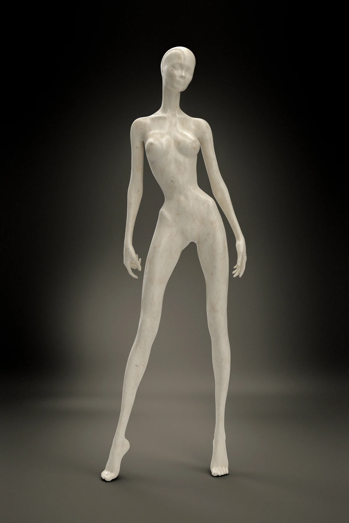 Stylized mannequin V2 Enamel | 3D Model - CONNECT