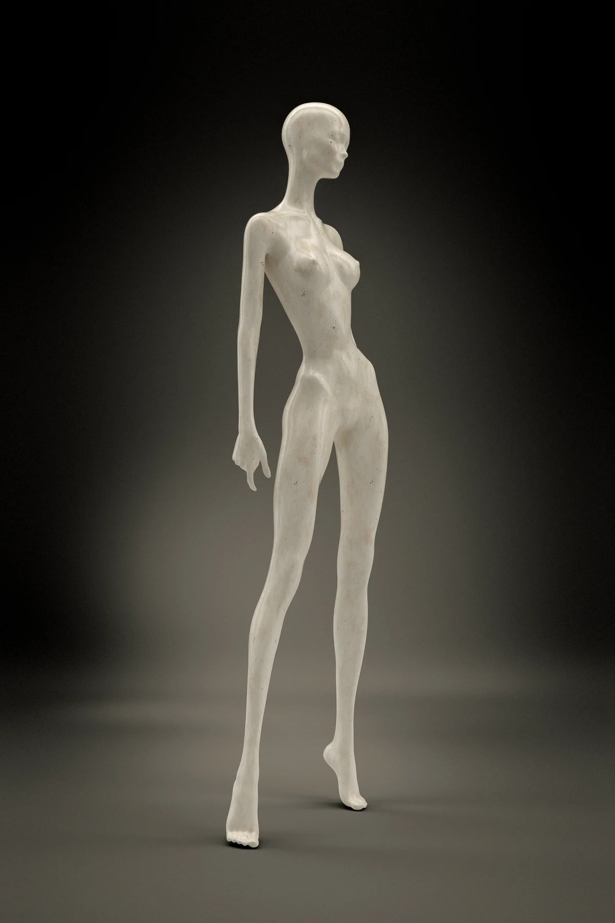 Stylized mannequin V2 Enamel | 3D Model - CONNECT