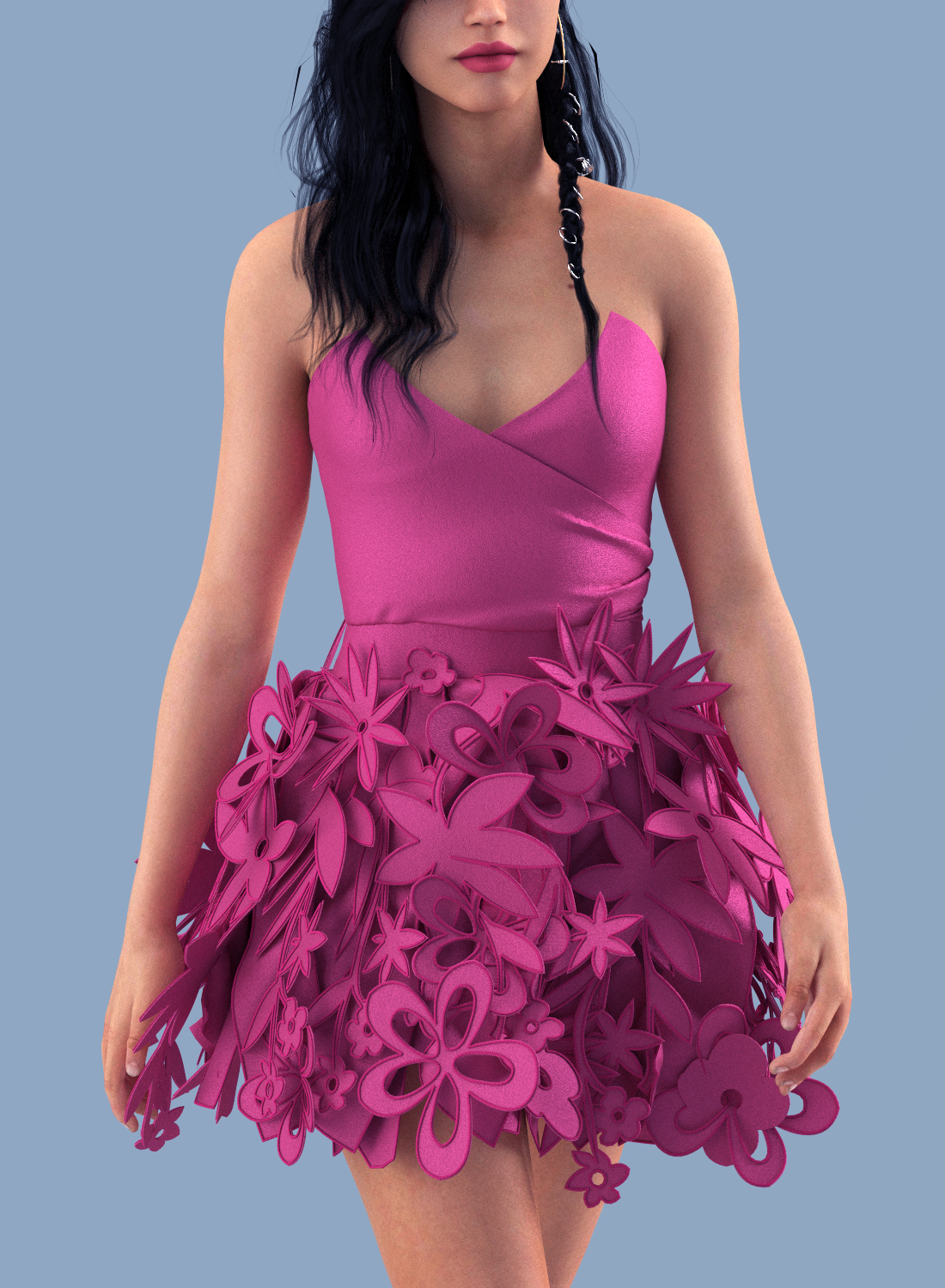 FLOWER DRESS | 3D Model - CONNECT