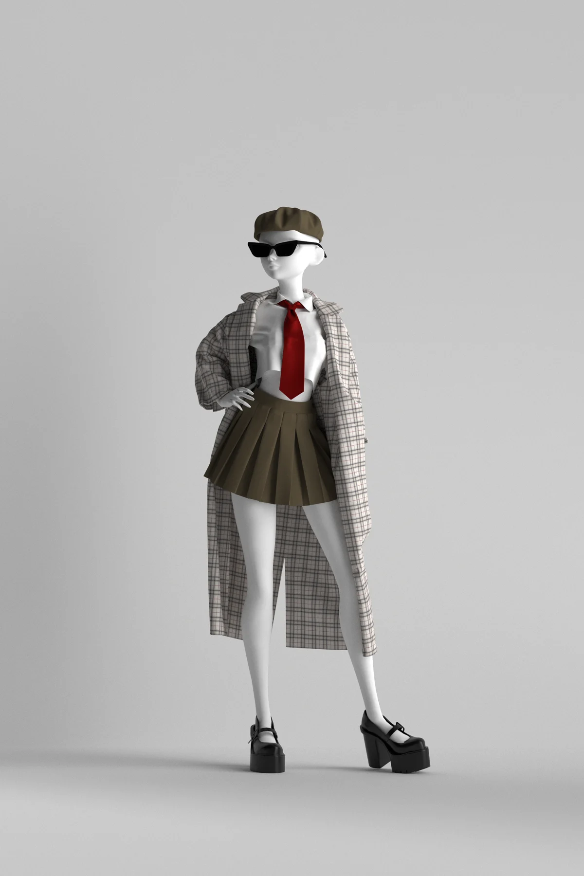 Chic and elegant woman | 3D Model - CONNECT
