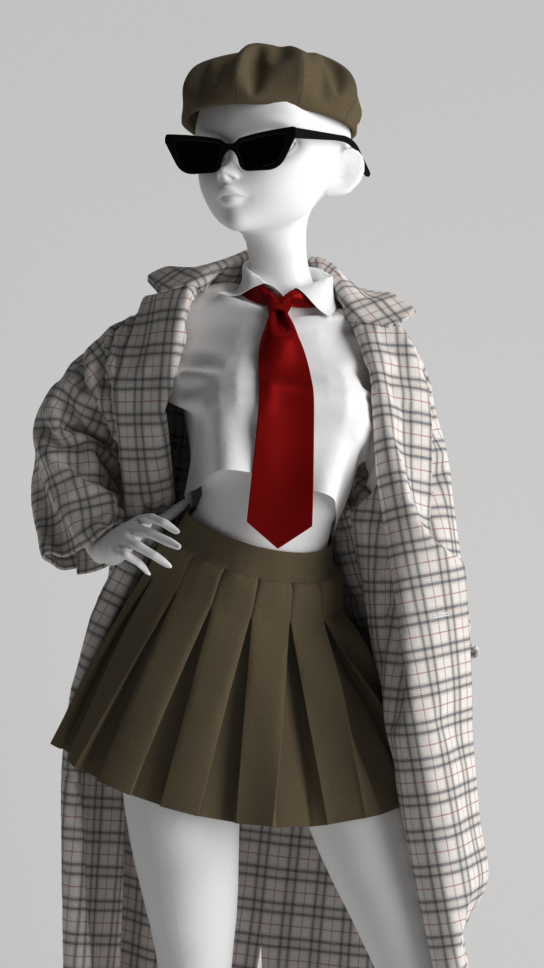 Chic and elegant woman | 3D Model - CONNECT