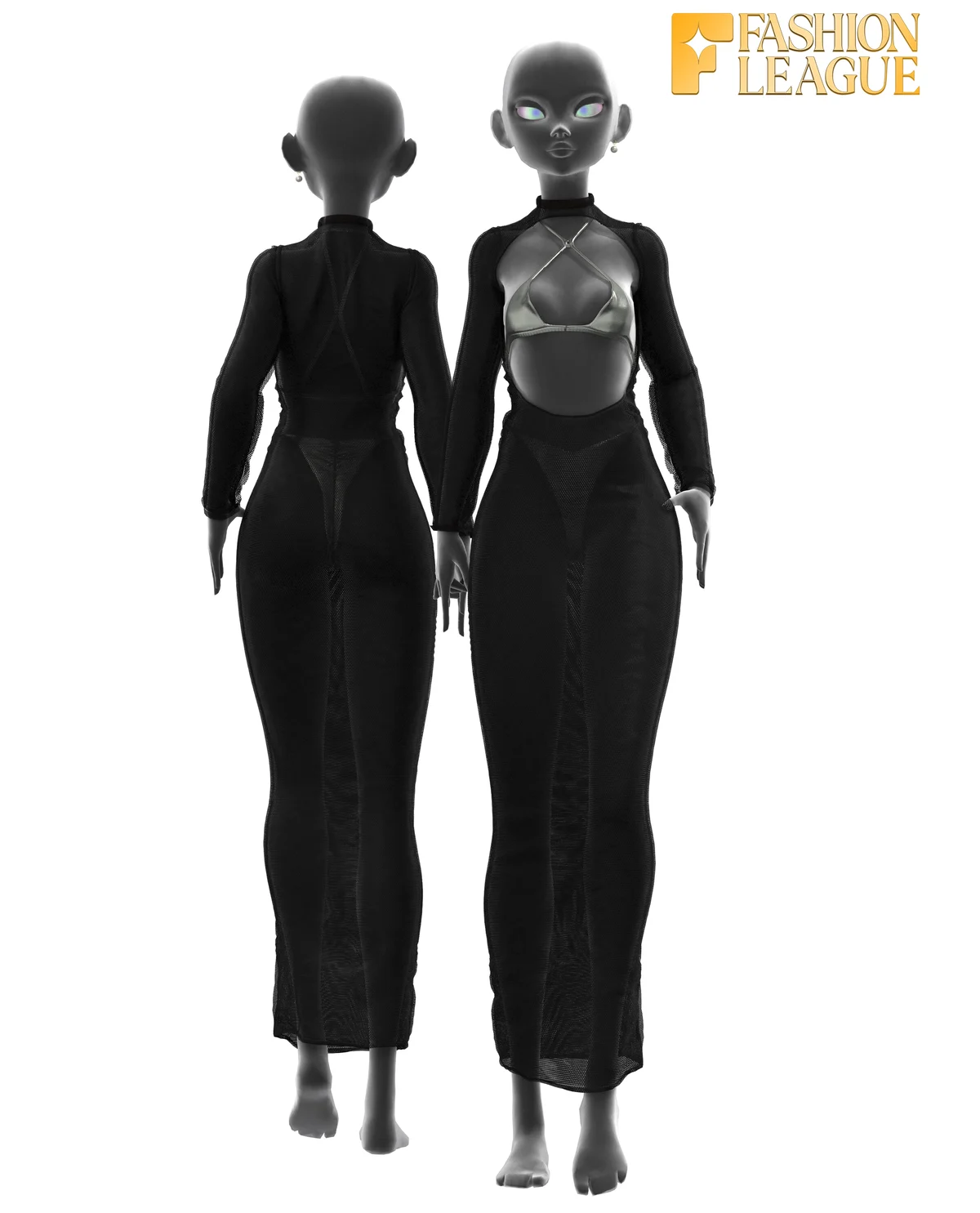 Lace Party Dress | 3D Model - CONNECT