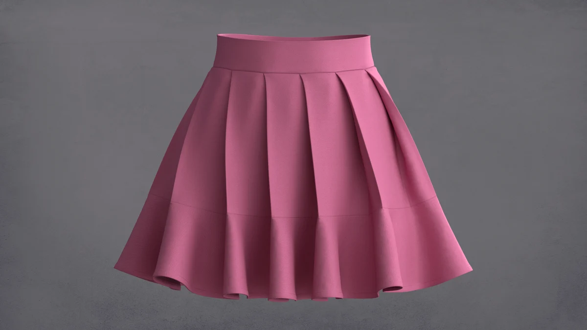 Pleated Skirt