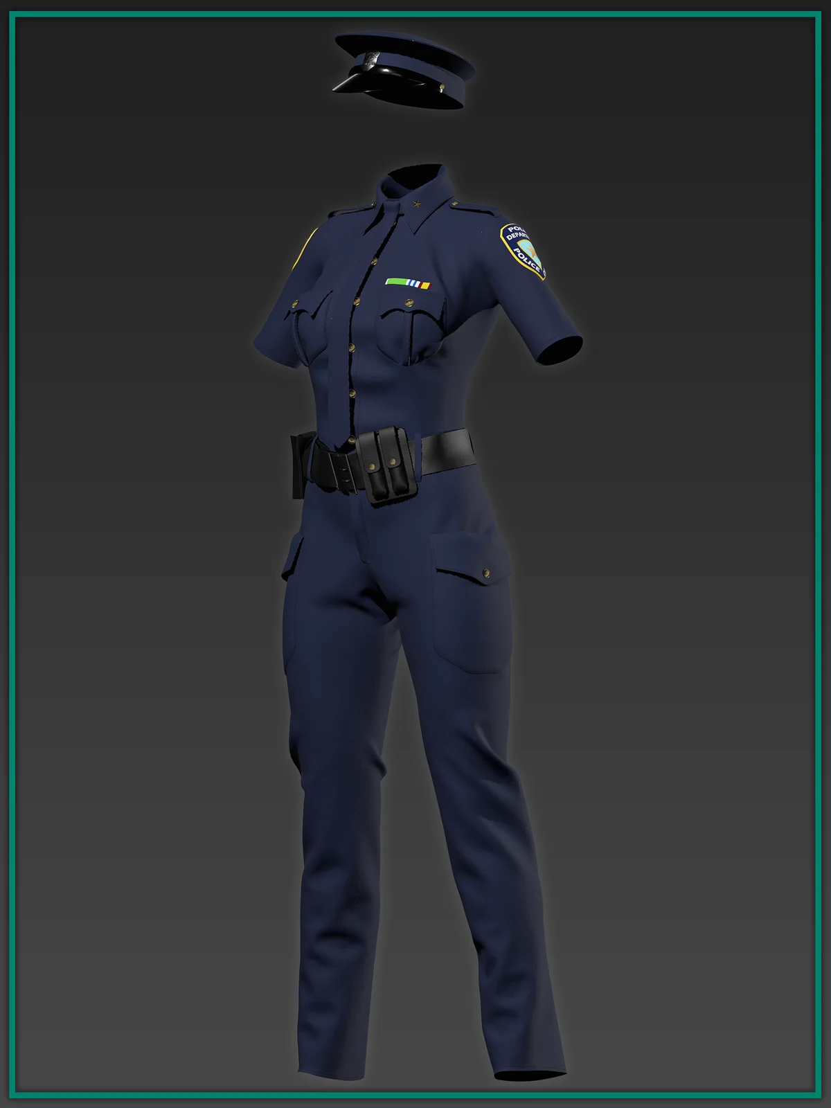 police uniform | 3D Model - CONNECT