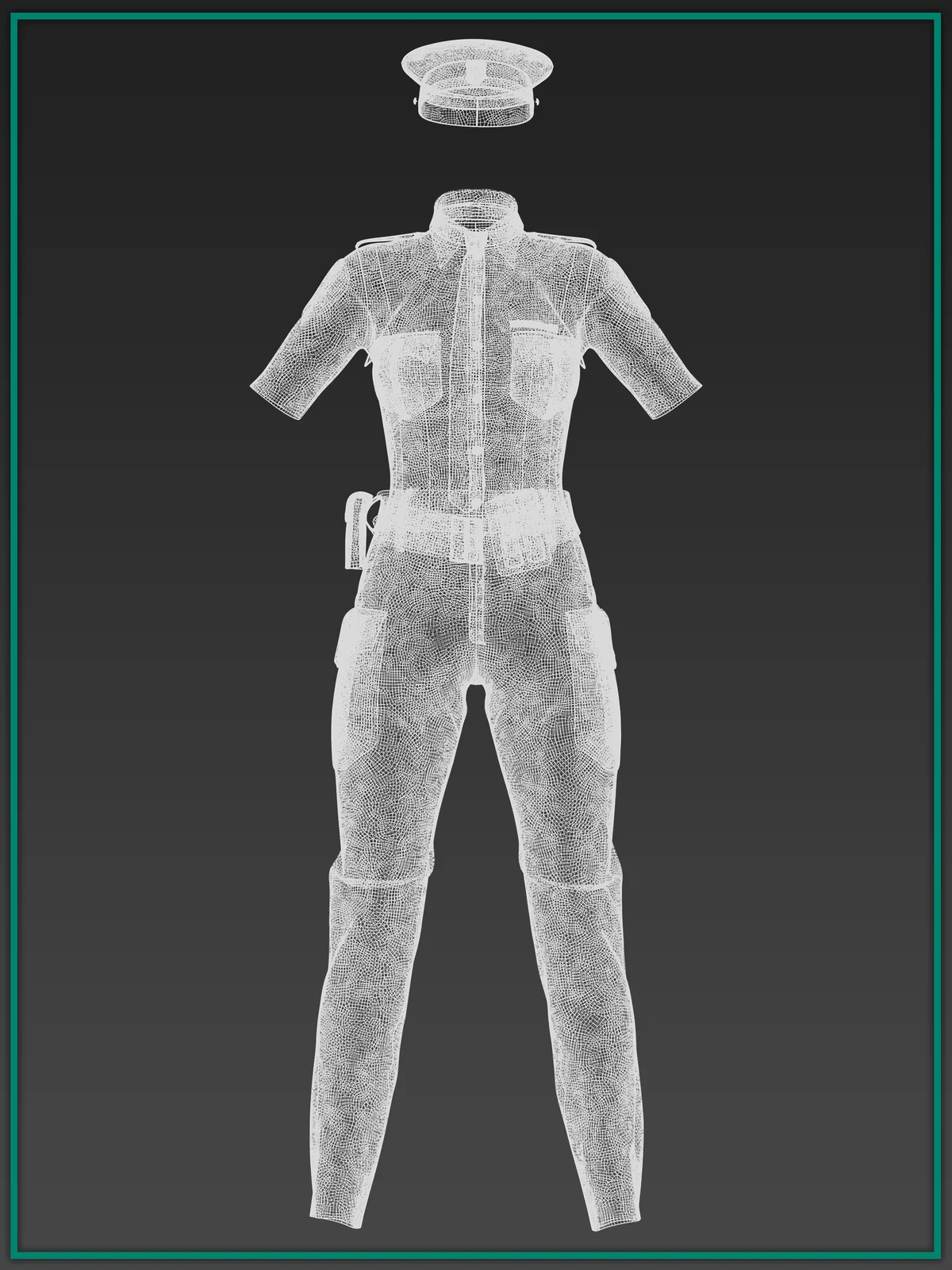 police uniform | 3D Model - CONNECT