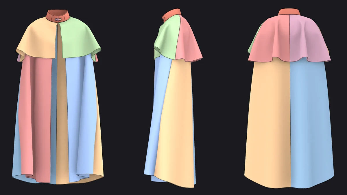 Cape 001 / MV2 | 3D Model - CONNECT