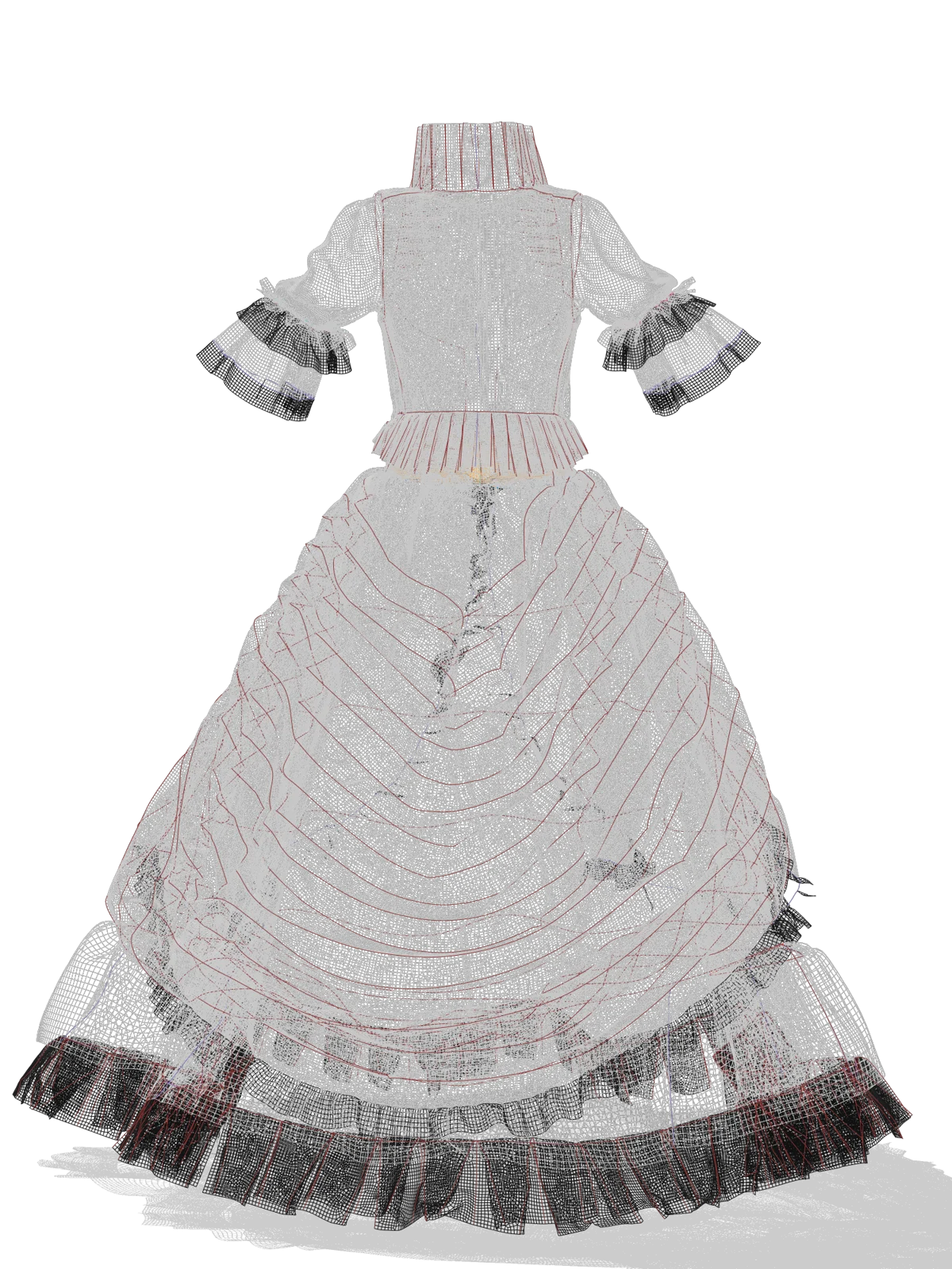 marvelous designer victorian dress Victorian Style Dress