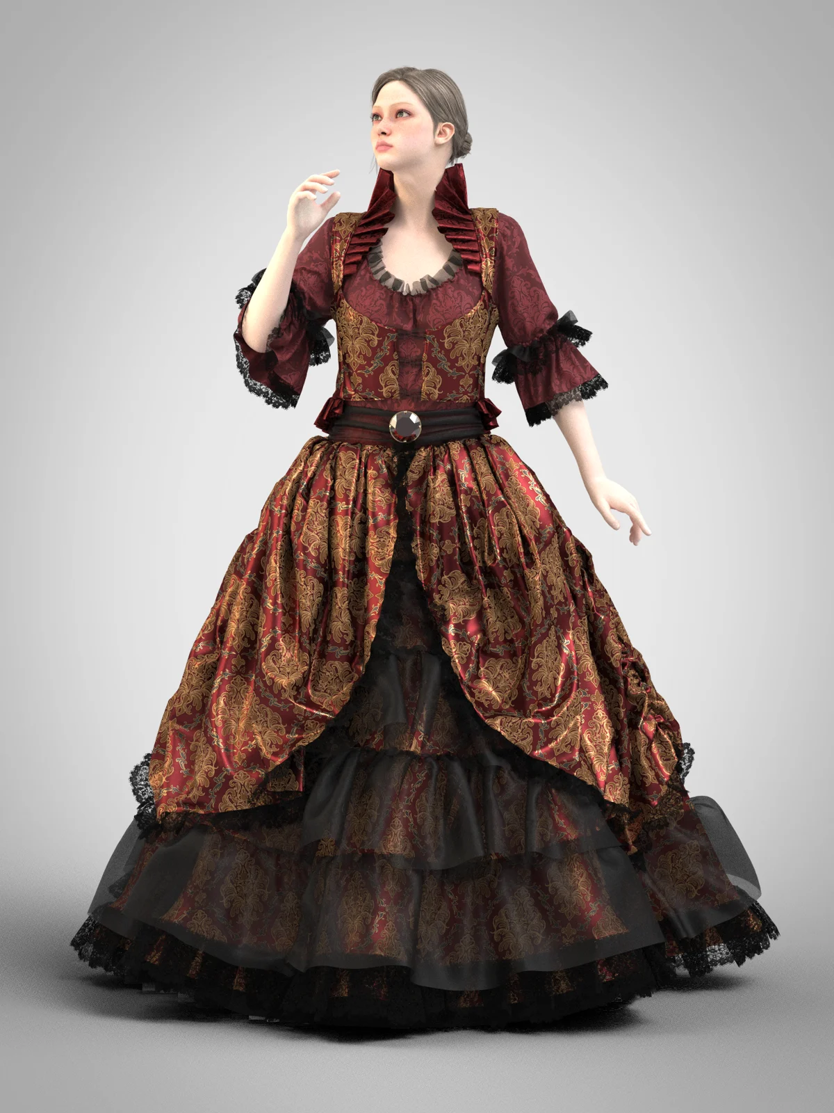marvelous designer victorian dress Victorian style dress, thoughts ? : r/MarvelousDesigner
