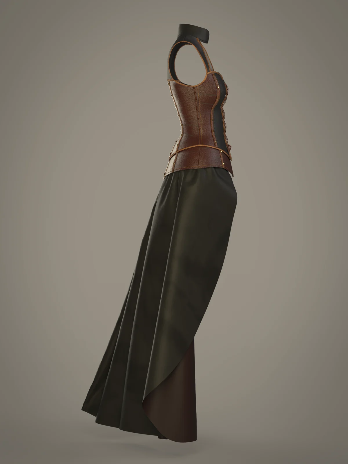 Steampunk Clothing Women | 3D Model - CONNECT