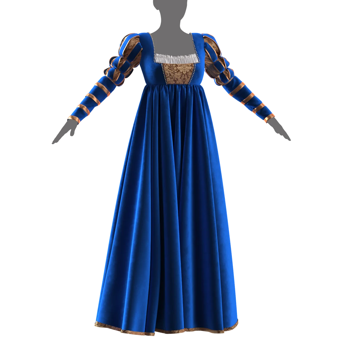 WOMEN'S RENAISSANCE OUTFIT | 3D Model - CONNECT