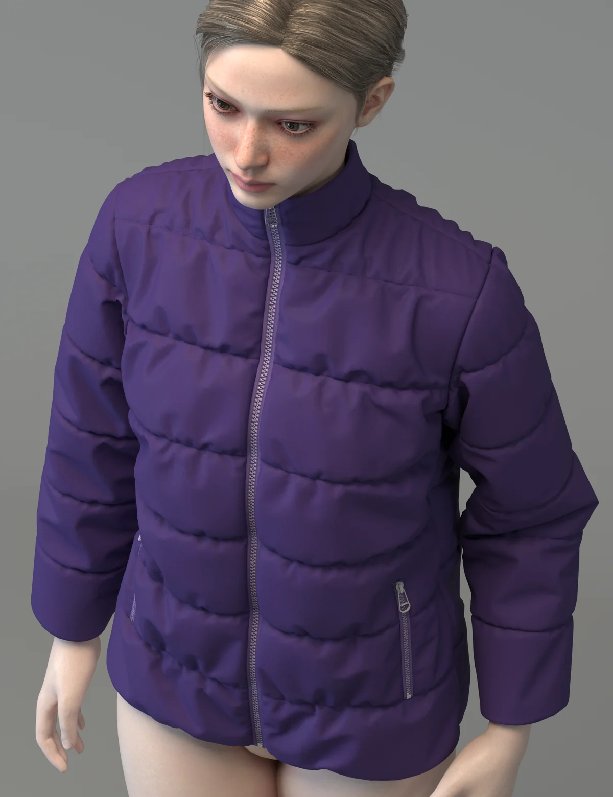 Puffer Jacket | 3D Model - CONNECT