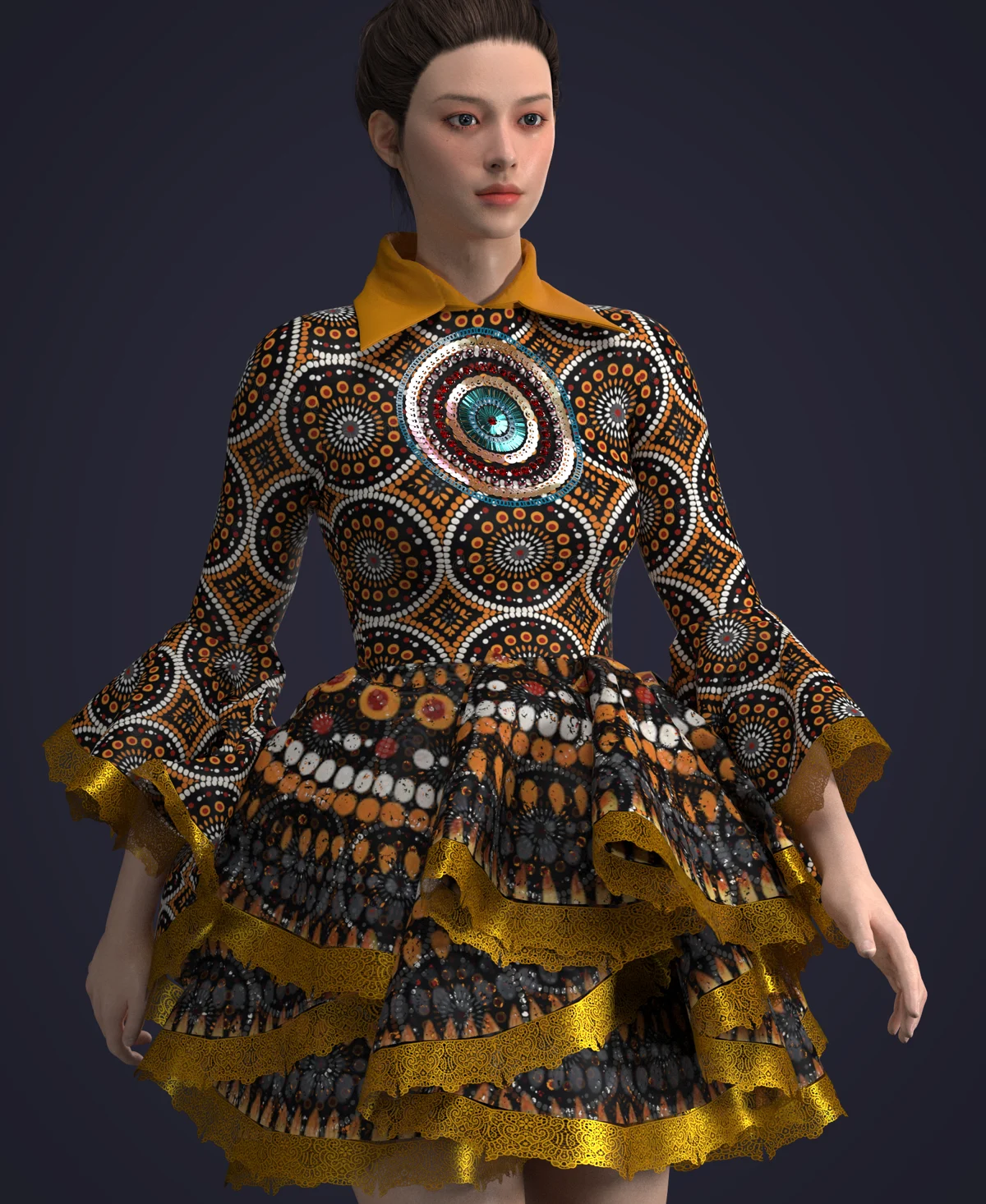 Dress workshop2 | 3D Model - CONNECT