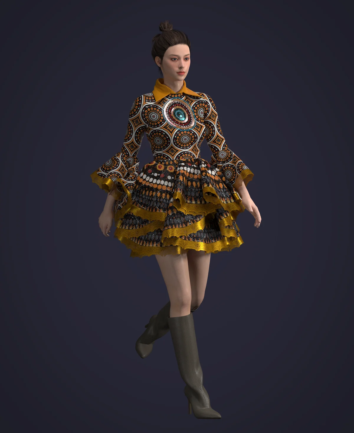 Dress workshop2 | 3D Model - CONNECT