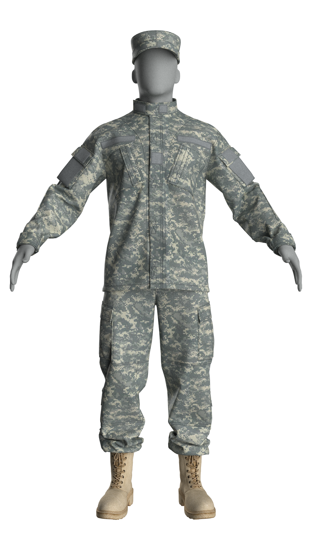ACU Army Combat Uniform | 3D Model - CONNECT