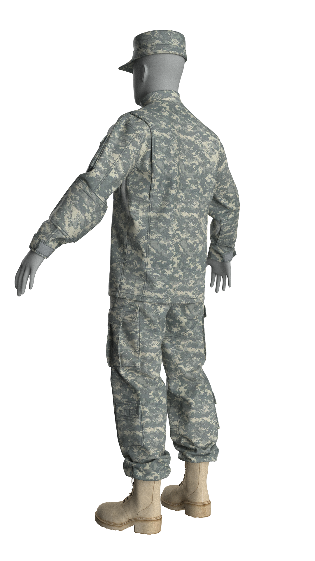 ACU Army Combat Uniform | 3D Model - CONNECT