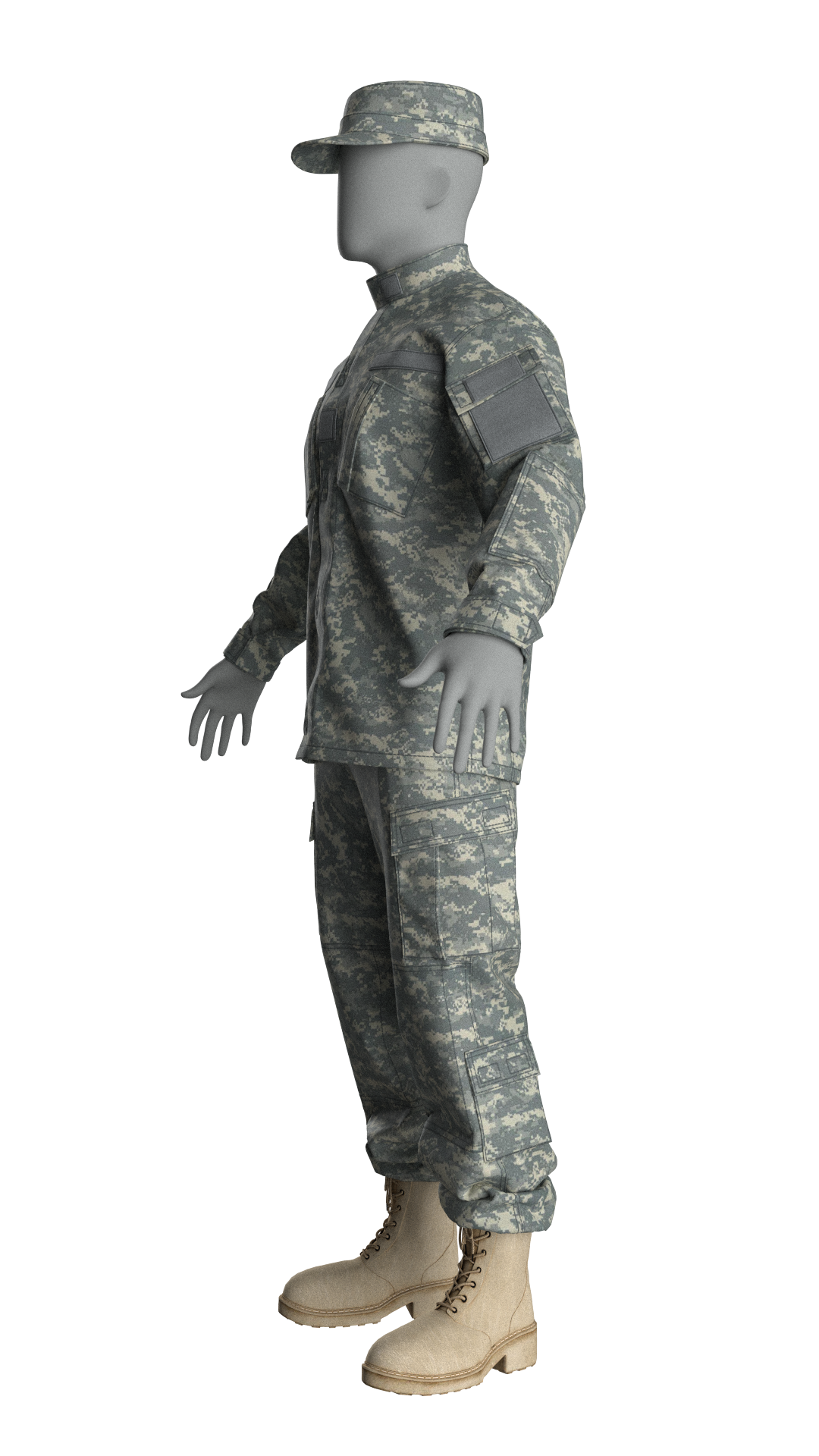 ACU Army Combat Uniform | 3D Model - CONNECT