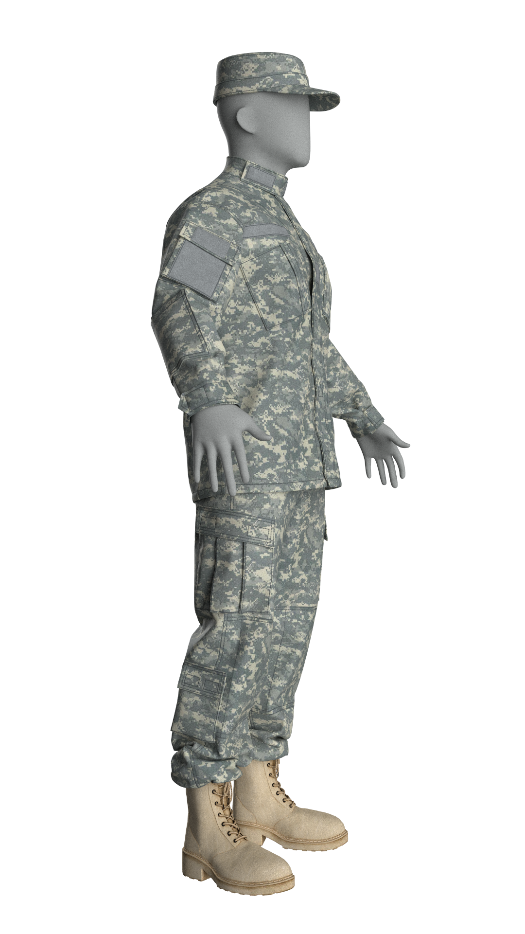 ACU Army Combat Uniform | 3D Model - CONNECT