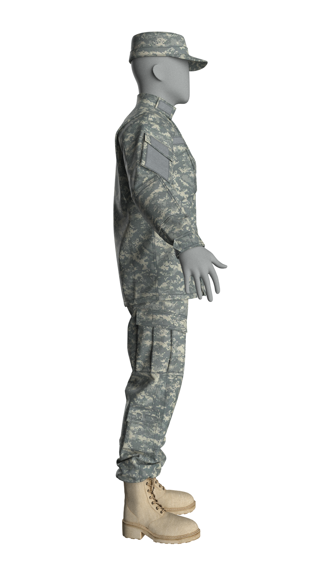 ACU Army Combat Uniform | 3D Model - CONNECT