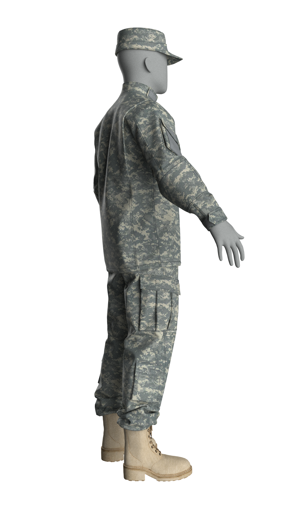ACU Army Combat Uniform | 3D Model - CONNECT