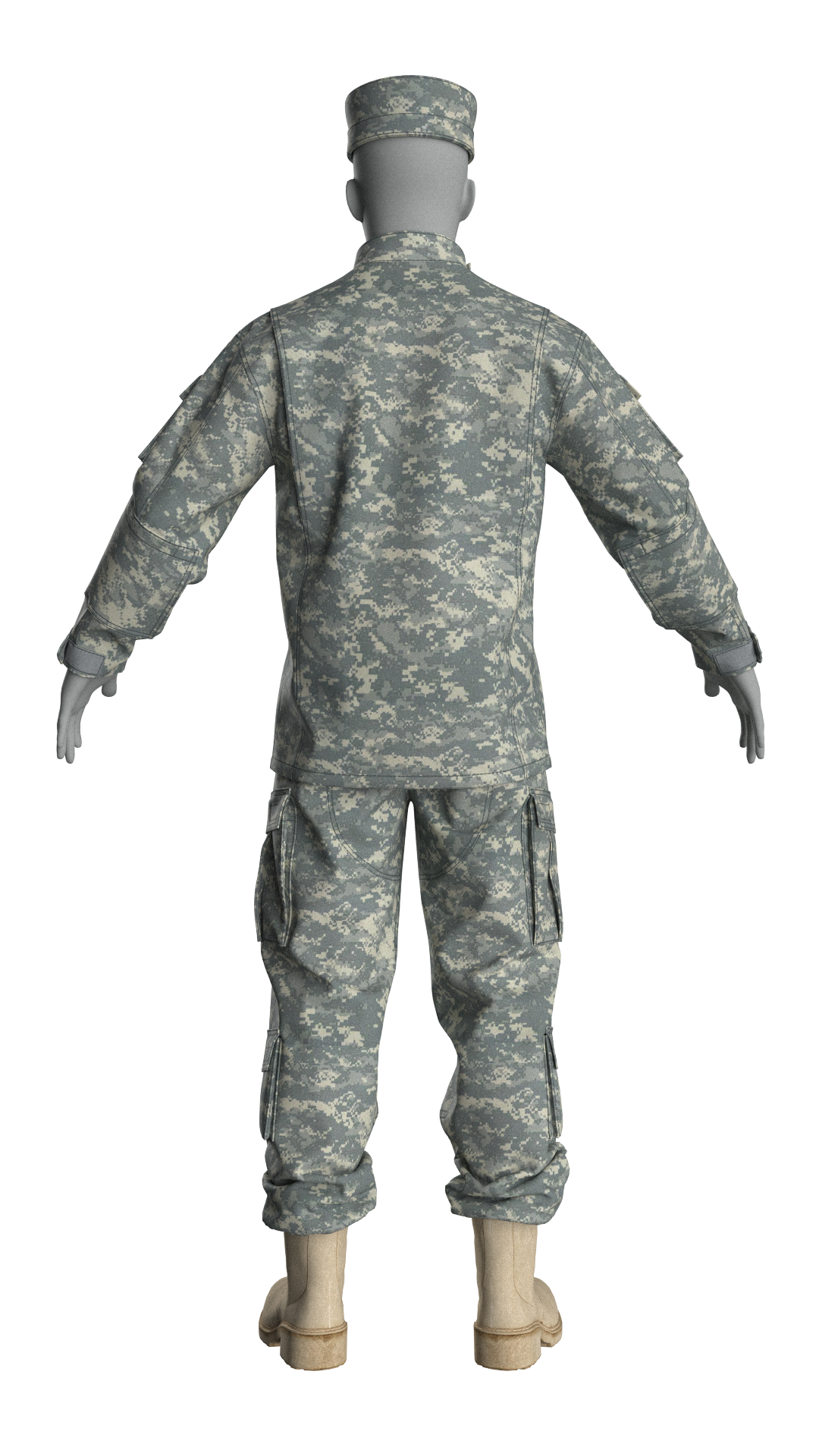 ACU Army Combat Uniform | 3D Model - CONNECT