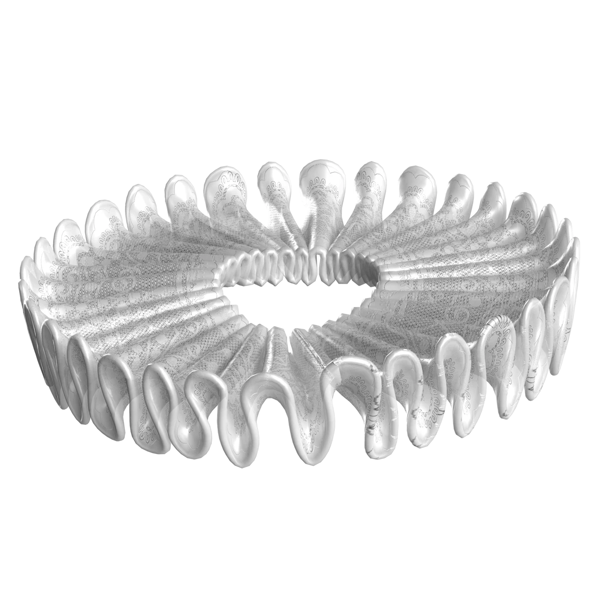 A Very Simple Lace Ruff | 3D Model - CONNECT