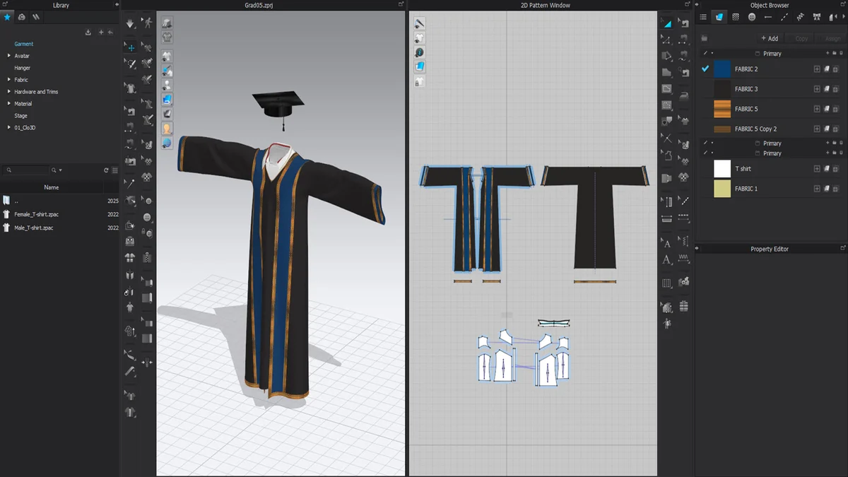 Graduation Gown & Cap Set | 3D Model - CONNECT