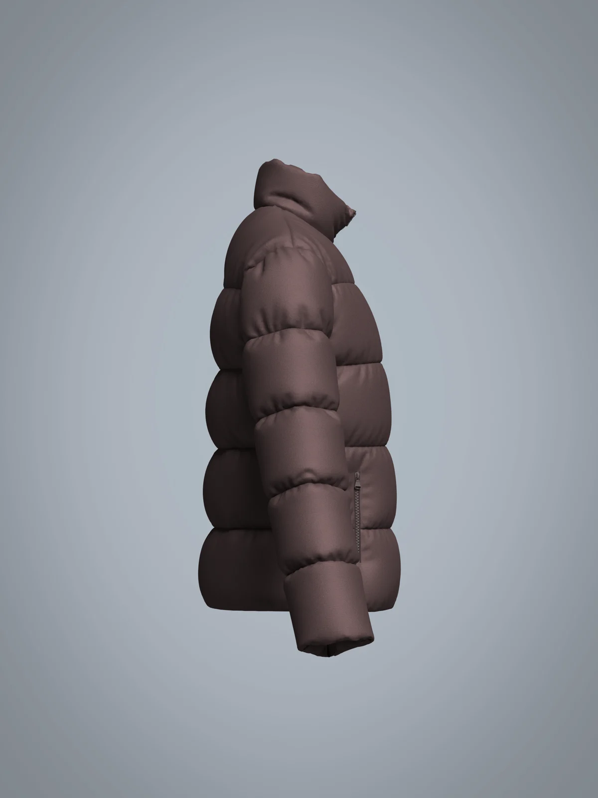 Wind and Water Short Puffer Jacket | 3D Model - CONNECT