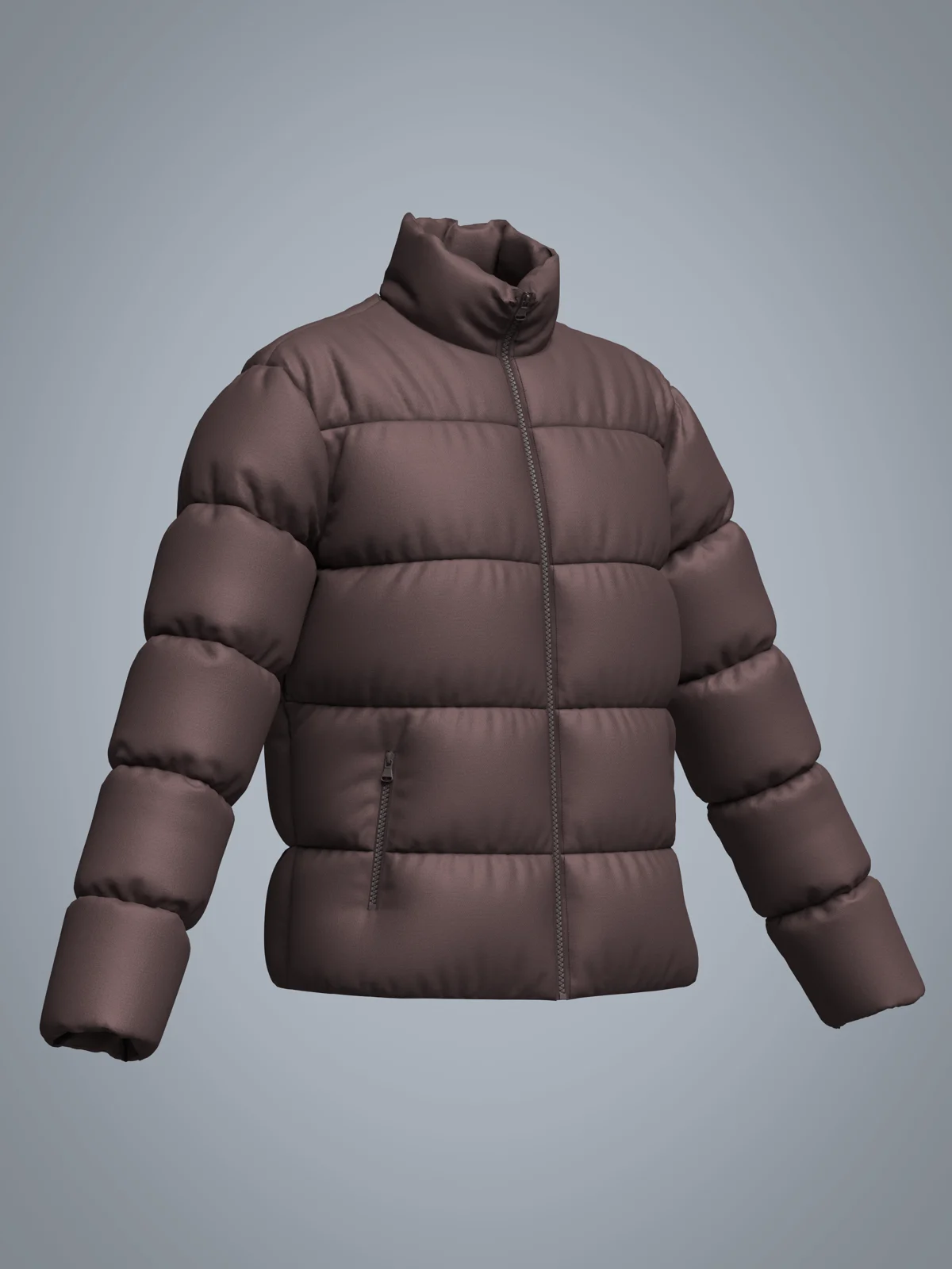 Wind and Water Short Puffer Jacket | 3D Model - CONNECT