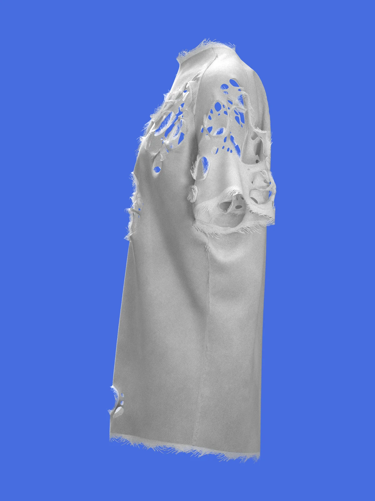 ripped distressed tshirt | 3D Model - CONNECT