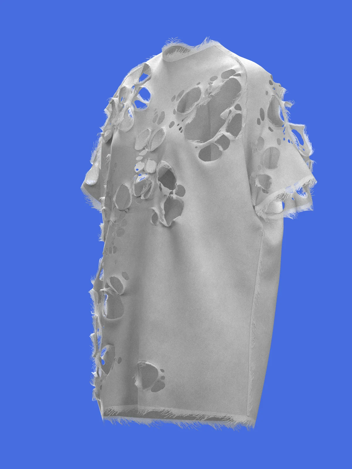ripped distressed tshirt | 3D Model - CONNECT