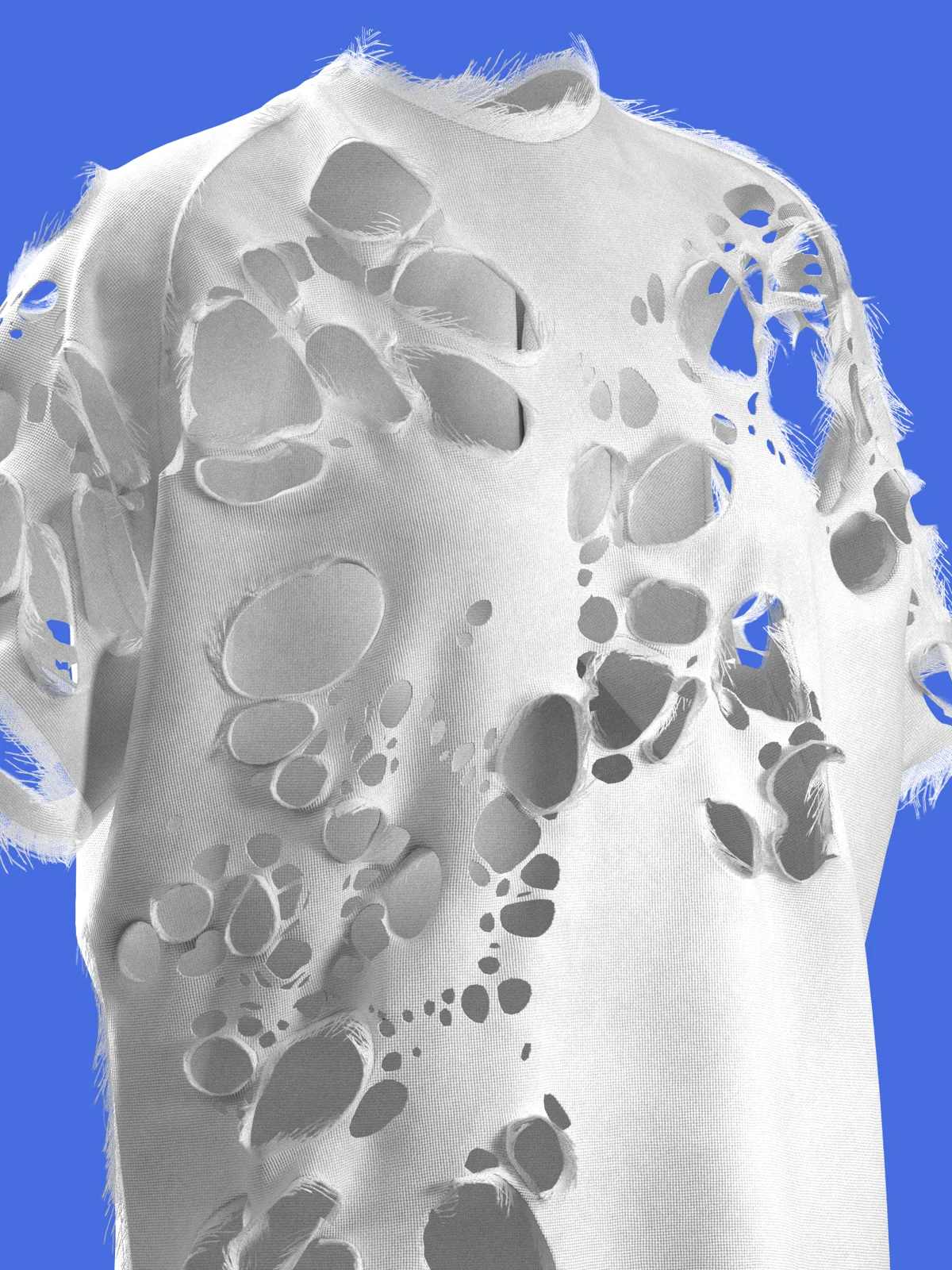 ripped distressed tshirt | 3D Model - CONNECT