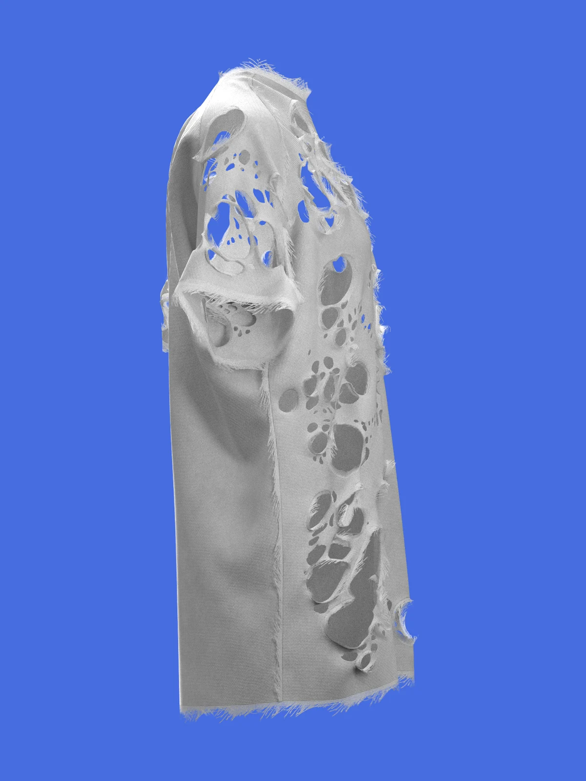 ripped distressed tshirt | 3D Model - CONNECT