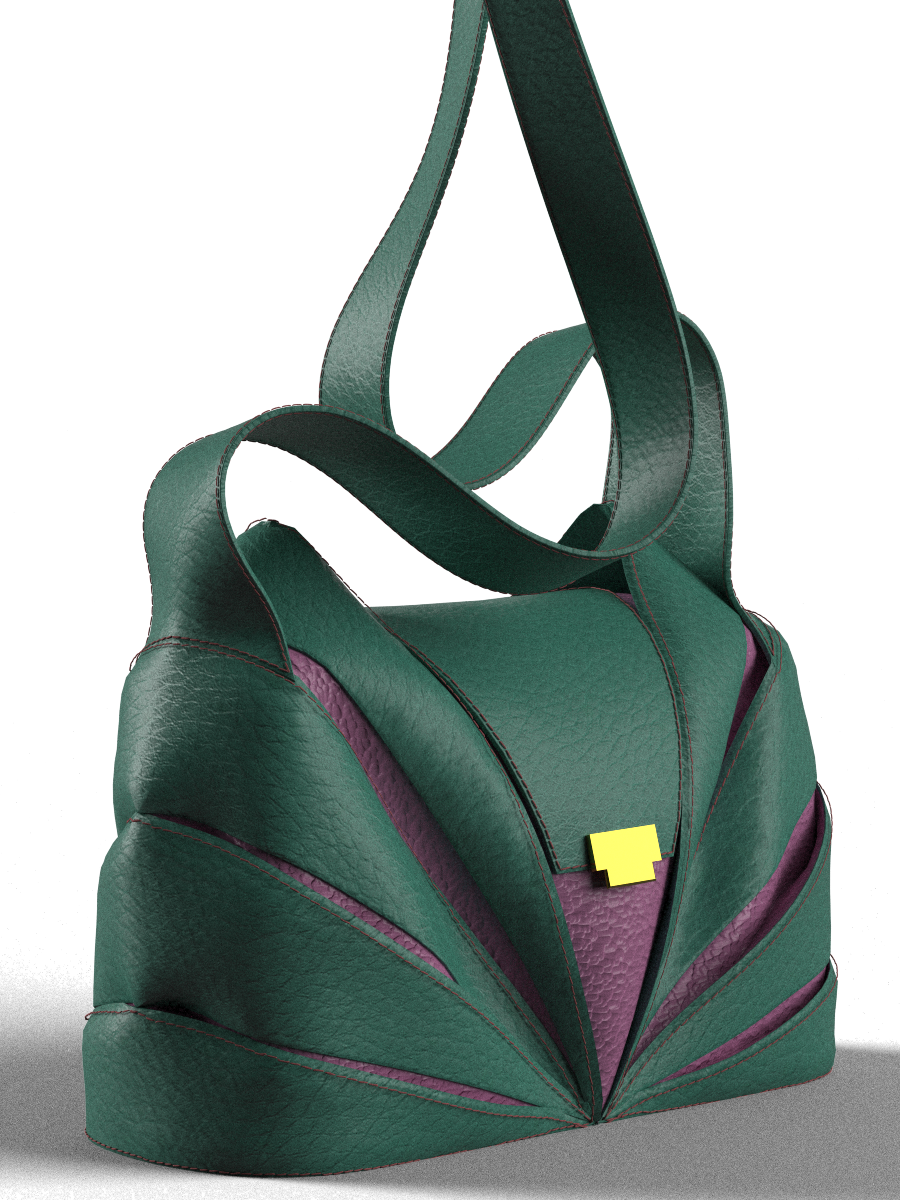 Sculpted Elegance Handbag | 3D Model - CONNECT