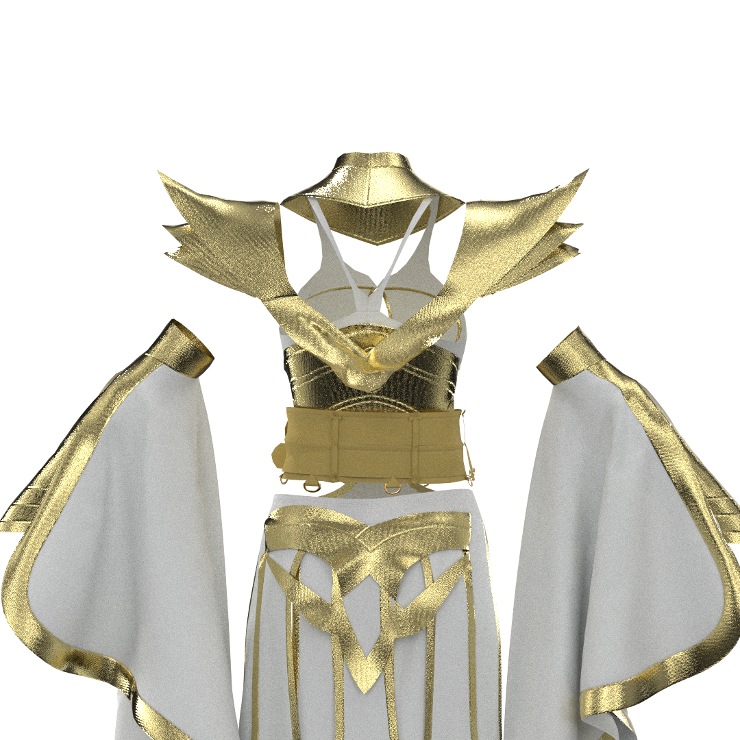 Fantasy Mage Armor Outfit Enchanted Robe | 3D Model - CONNECT