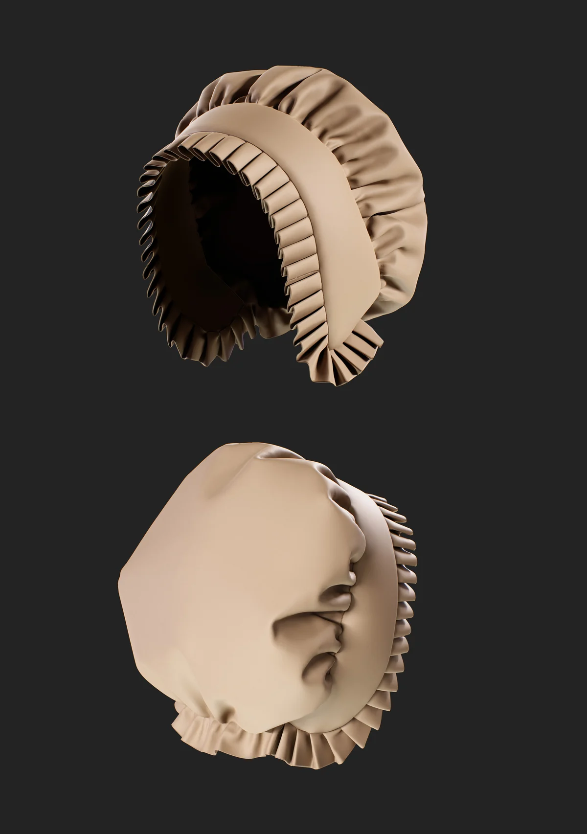 z-h_Medieval Bonnet (vol 2)-04 | 3D Model - CONNECT
