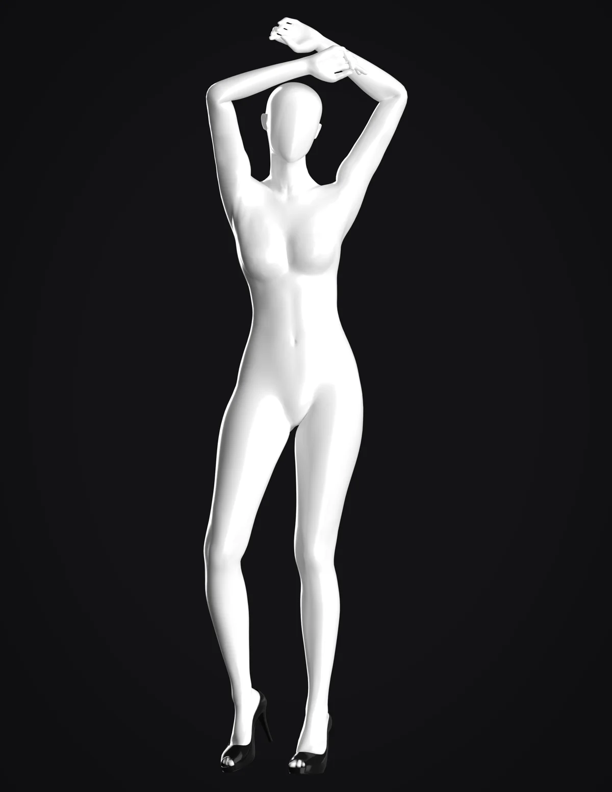Back pose_Fv2 | 3D Model - CONNECT