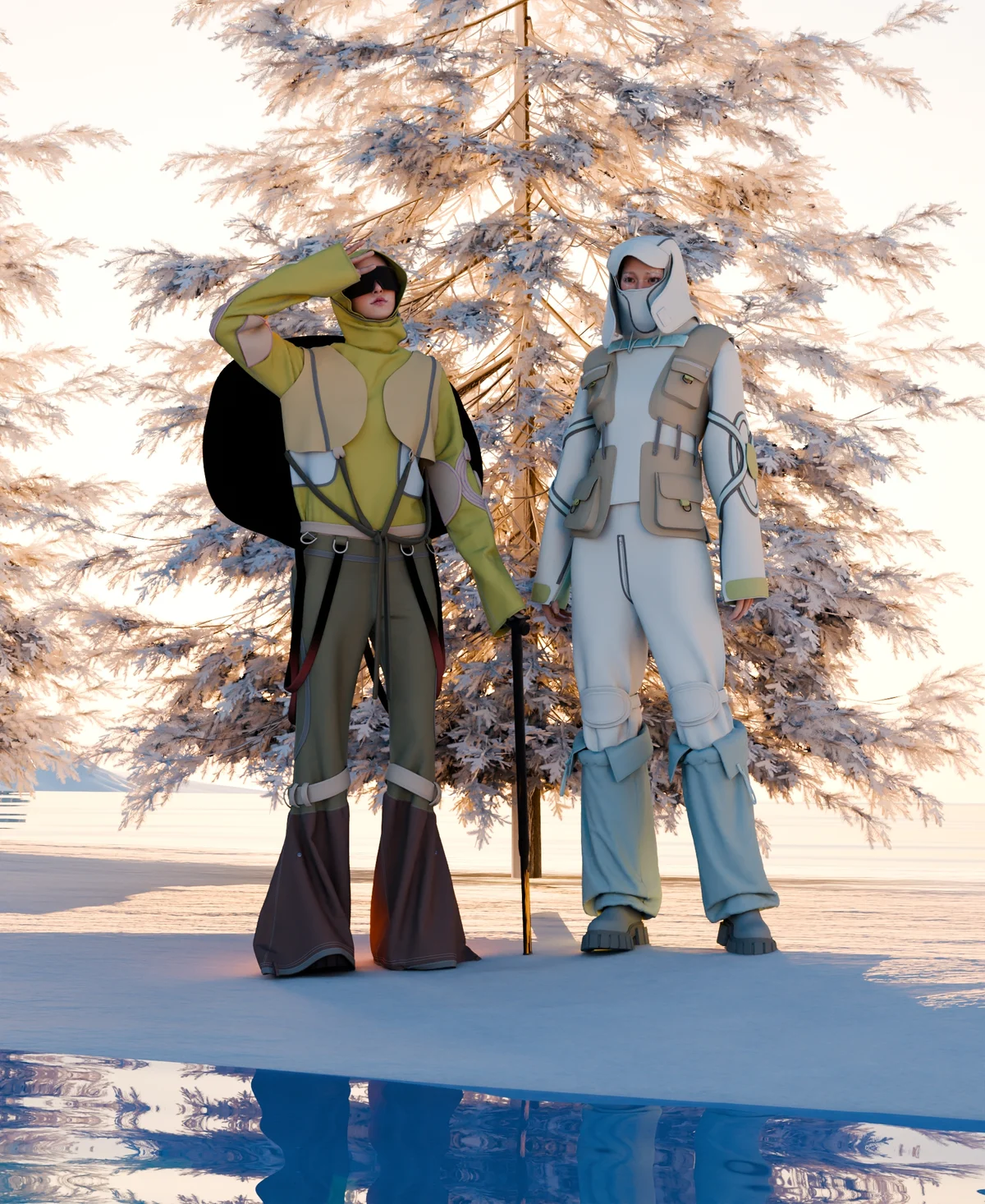 Outdoor Functional Suit | 3D Model - CONNECT