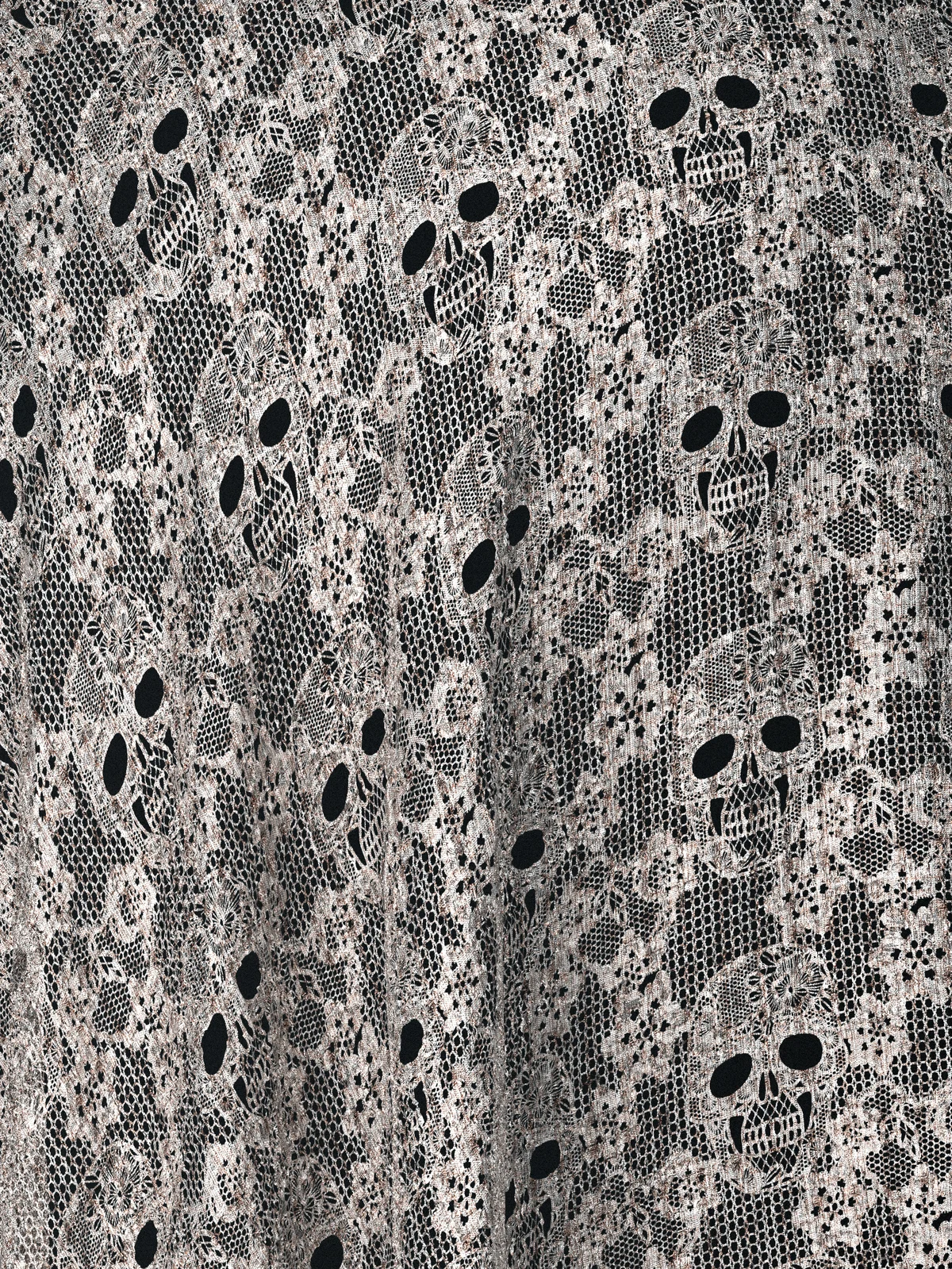 LOOKAZIN_01_SKULL_LACE FABRIC BEIGE | 3D Model - CONNECT